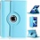 Ntech Hoes geschikt voor iPad 2025 hoes Licht Blauw -iPad A16 hoes 11th Generation 11 Inch 2025 draaibare bookcase 360° Case met USB C Adapter - USB C oplader- Slim Snellader 20W Met USB C Kabel 1m - Ntech COMBI-SET