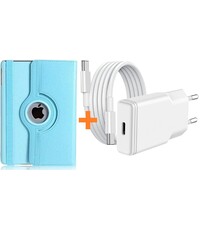 Ntech Hoes geschikt voor iPad 2025 hoes Licht Blauw