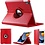 Ntech Hoes geschikt voor iPad 2025 hoes Rood -iPad A16 hoes 11th Generation 11 Inch 2025 draaibare bookcase 360° Case met USB C Adapter - USB C oplader- Slim Snellader 20W Met USB C Kabel 1m - Ntech COMBI-SET