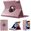 Ntech Hoes geschikt voor iPad 2025 hoes Rose Goud -iPad A16 hoes 11th Generation 11 Inch 2025 draaibare bookcase 360° Case met USB C Adapter - USB C oplader- Slim Snellader 20W Met USB C Kabel 1m - Ntech COMBI-SET