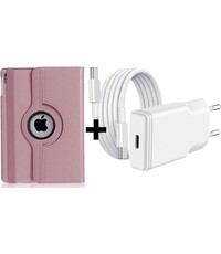 Ntech Hoes geschikt voor iPad 2025 hoes Rose Goud