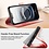 Ntech Hoesje Geschikt voor iPhone 16e / iPhone 17e hoesje bookcase Rood met screenprotectors 2 stuks