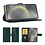 Ntech Hoesje Geschikt voor Samsung Galaxy S25 Edge hoesje bookcase Groen met screenprotectors 2 stuks