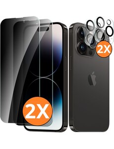 Ntech Privacy screenprotector Geschikt voor iPhone 14 Pro Max