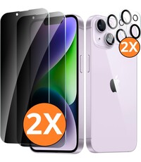 Ntech Privacy screenprotector Geschikt voor iPhone 14
