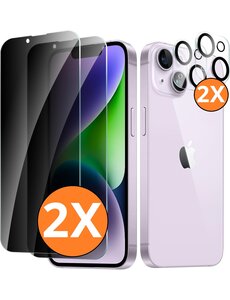Ntech Privacy screenprotector Geschikt voor iPhone 14