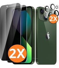 Ntech Privacy screenprotector Geschikt voor iPhone 13