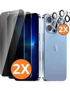 Ntech Privacy screenprotector Geschikt voor iPhone 13 Pro