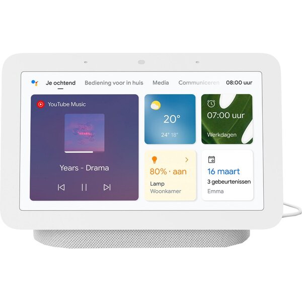 Google Google Nest Hub (2e generatie) - Chalk