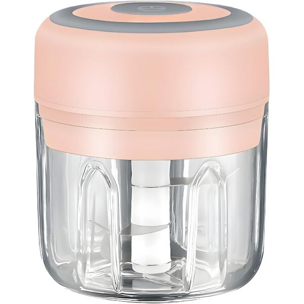 Ntech Ntech - Mini foodprocessor  Roze - Foodprocessor - Groentesnijder 250ML - vegetable chopper USB oplaadbaar