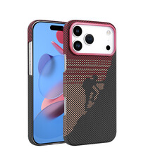 Ntech Hoesje Geschikt voor iPhone 17 Pro Max Hoesje Rood