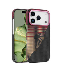 Ntech Hoesje Geschikt voor iPhone 17 Pro Hoesje Rood