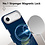 Ntech Hoesje Geschikt voor iPhone Air Hoesje Blauw Sunset - Carbon Hoesje Geschikt voor MagSafe iPhone 17 Air - Shockproof Back Cover