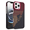 Ntech Hoesje Geschikt voor iPhone 16 Pro Hoesje Rood - Carbon Hoesje Geschikt voor MagSafe iPhone 16 Pro - Shockproof Back Cover