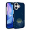Ntech Hoesje Geschikt voor iPhone 16 Plus Hoesje Blauw Sunset - Carbon Hoesje Geschikt voor MagSafe iPhone 16 Plus - Shockproof Back Cover
