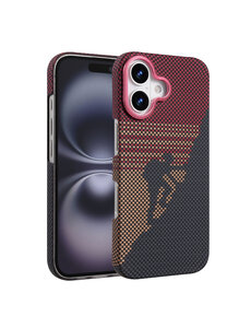 Ntech Hoesje Geschikt voor iPhone 16 Hoesje Rood