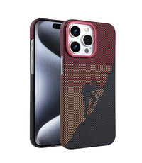 Ntech Hoesje Geschikt voor iPhone 15 Pro Max Hoesje Rood