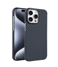 Ntech Hoesje Geschikt voor iPhone 15 Pro Max Hoesje Zwart