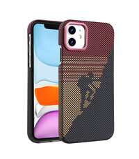 Ntech Hoesje Geschikt voor iPhone 15 Hoesje Rood