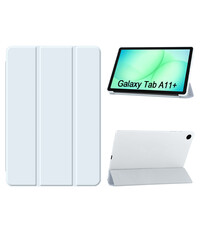 Ntech Hoes Geschikt voor Samsung Galaxy Tab A11 Plus hoes Licht Blauw