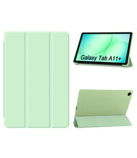 Ntech Hoes Geschikt voor Samsung Galaxy Tab A11 Plus hoes Mint Groen