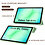 Ntech Hoes Geschikt voor Samsung Galaxy Tab A11 Plus hoes Mint Groen – Tablet hoes tri-fold bookcase met auto/wake functie