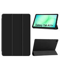 Ntech Hoes Geschikt voor Samsung Galaxy Tab A11 Plus hoes Zwart