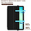Ntech Hoes Geschikt voor Samsung Galaxy Tab A11 Plus hoes Zwart – Tablet hoes tri-fold bookcase met auto/wake functie