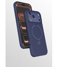 Ntech Hoesje Geschikt voor iPhone 17 Pro Max hoesje zacht siliconen Navy