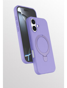 Ntech Hoesje Geschikt voor iPhone 17 hoesje zacht siliconen Lila