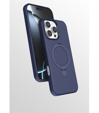 Ntech Hoesje Geschikt voor iPhone 16 Pro  hoesje zacht siliconen Navy