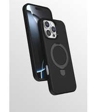 Ntech Hoesje Geschikt voor iPhone 16 Pro  hoesje zacht siliconen Zwart