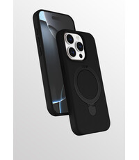 Ntech Hoesje Geschikt voor iPhone 15 Pro Max hoesje zacht siliconen Zwart