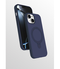 Ntech Hoesje Geschikt voor iPhone 15 Plus hoesje zacht siliconen Navy