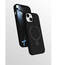 Ntech Hoesje Geschikt voor iPhone 15 Plus hoesje zacht siliconen Zwart