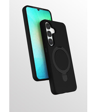 Ntech Hoesje Geschikt voor Samsung S25 / S24 hoesje zacht siliconen Zwart