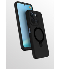 Ntech Hoesje Geschikt voor Xiaomi Redmi 15C hoesje zacht siliconen Zwart