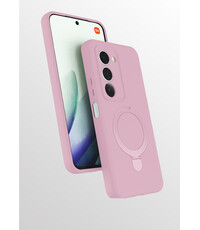 Ntech Hoesje Geschikt voor Xiaomi Redmi 15 4G hoesje zacht siliconen Licht Roze