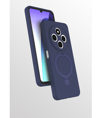 Ntech Hoesje Geschikt voor Xiaomi Redmi 14C hoesje zacht siliconen Navy