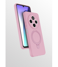 Ntech Hoesje Geschikt voor Xiaomi Redmi 14C hoesje zacht siliconen Licht Roze