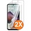 Ntech Screenprotector Geschikt voor Motorola Moto G56/G57/G67 5G - Beschermglas - gehard glas – tempered glass - 2 Stuks