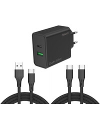 Ntech Ntech - USB C Adapter 65W - USB C Oplader Zwart
