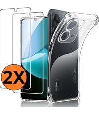 Ntech Hoesje Geschikt voor Xiaomi Redmi 15C 4G / 5G transparant hoesje