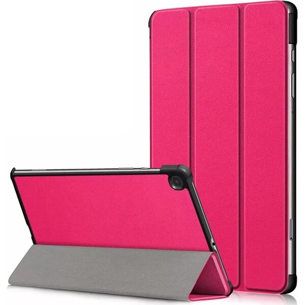 Ntech Hoes Geschikt voor Samsung Galaxy Tab A 10.1 2019 (T510)hoes Roze - Smart Tri-Fold Bookcase