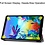 Ntech Hoes Geschikt voor Samsung Galaxy Tab A 10.1 2019 (T510)hoes Wit - Smart Tri-Fold Bookcase