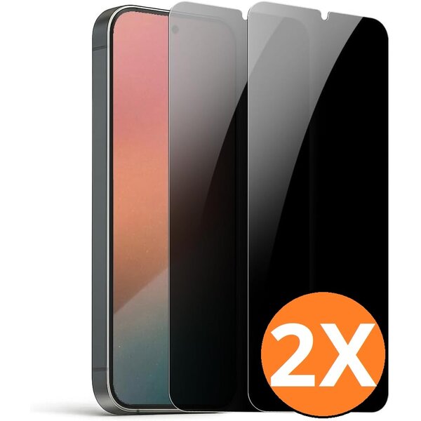 Ntech Screenprotector - Geschikt voor Samsung S26 Screenprotector Privacy Bescherm Glas  - 2 Stuks - Screenprotector Geschikt voor Samsung Galaxy S26 5G Privacy Screenprotector Tempered Glass