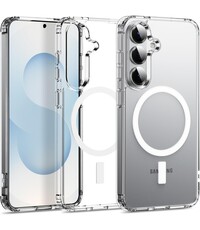 Ntech MagSafe hoesje Geschikt voor Samsung Galaxy S26 5G Transparant