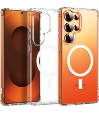 Ntech MagSafe hoesje Geschikt voor Samsung Galaxy S26 Ultra 5G Transparant