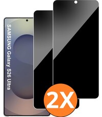 Ntech Screenprotector - Geschikt voor Samsung S26 Ultra Screenprotector Privacy Bescherm Glas