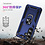 Ntech Hoesje Geschikt voor Samsung Galaxy S26 hoesje Blauw - Hybrid Armor Anti-Shock hoesje  - Galaxy S26 5G Hoesje kickstand Ring houder cover TPU backcover hoesje